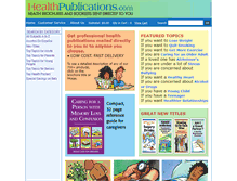Tablet Screenshot of healthpublications.com